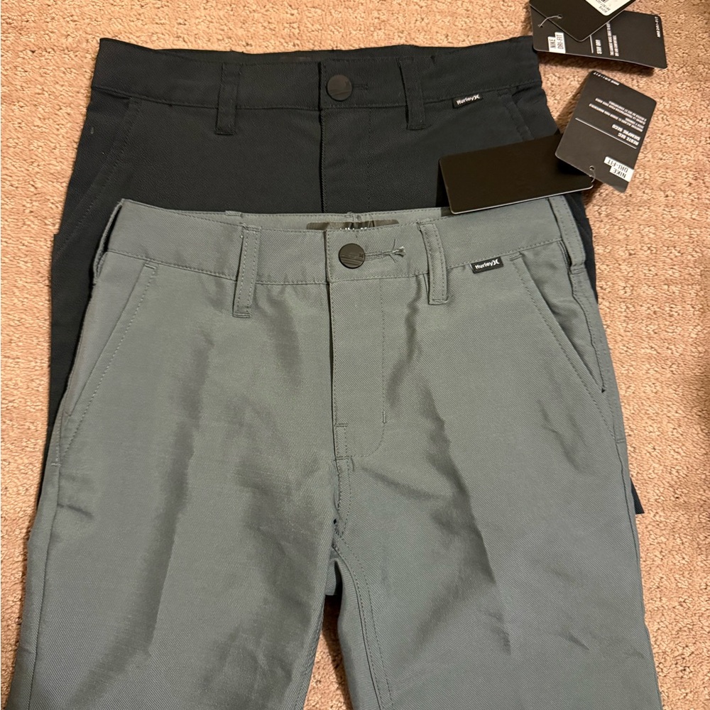 Nike Men's Slate Gray Flat Front Shorts